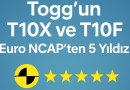 Togg’un T10X ve T10F Modellerine Euro NCAP’ten 5 Yıldız!