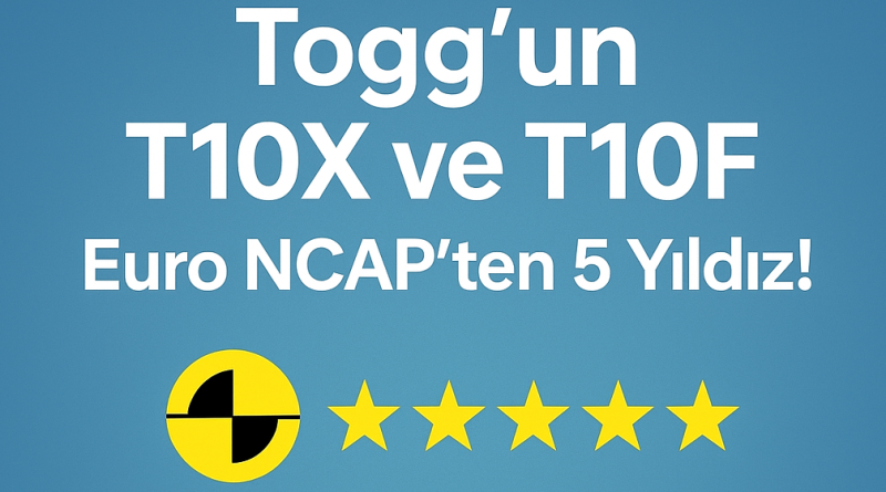 Togg’un T10X ve T10F Modellerine Euro NCAP’ten 5 Yıldız!